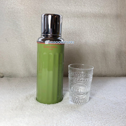 CVF112OG 駱駝牌玻璃膽保溫瓶 450ml - 橄欖色